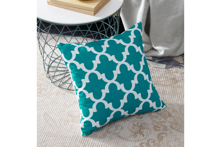 Wayfair hot sale teal pillows